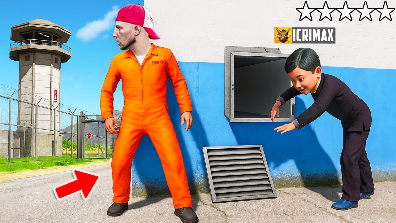 iCRIMAX und KLEINER BRUDER im KNAST in GTA 5! 🔓🚔