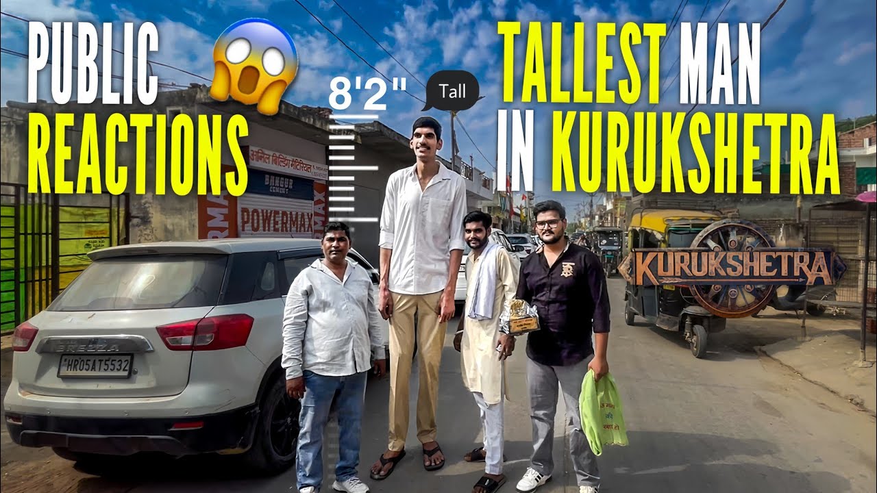 TALLEST MAN IN KURUKSHETRA 🤯 | KARAN SINGH 
