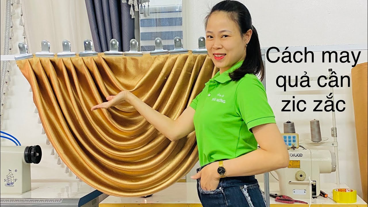 Cách vẽ cắt may quả sò cân zíc  zắc cho bộ yếm rèm cổ điển dành cho người học nghề rèm cửa