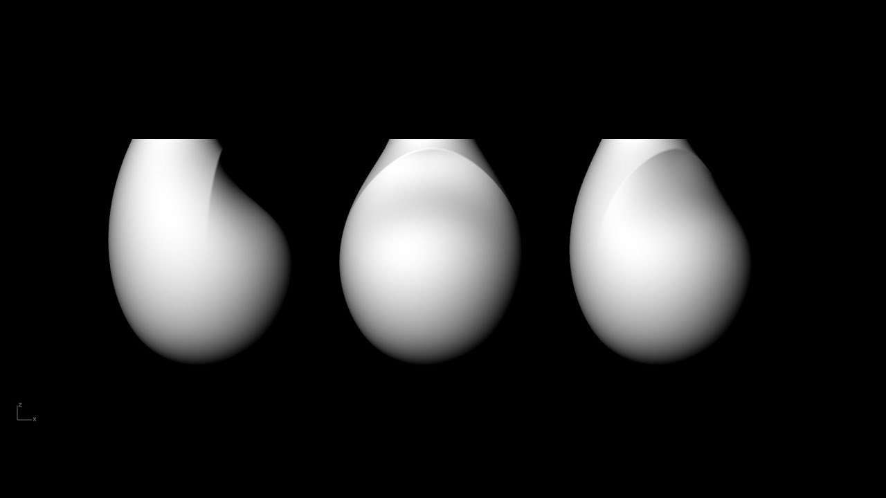Rhino 3D Tutorial:  How to Make a contoured eggplant(raindrop) form