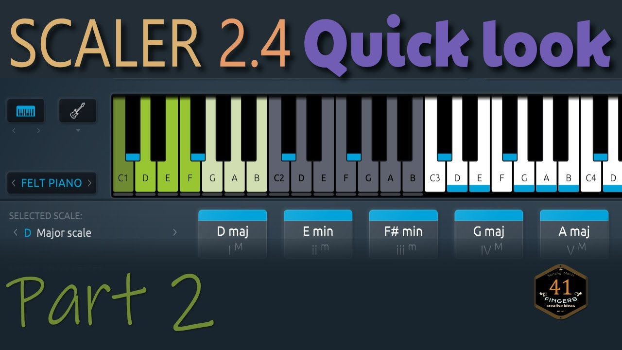 Scaler 2 4 Quick look Part 2 Command Mapping, chorus, verse, bridge setup