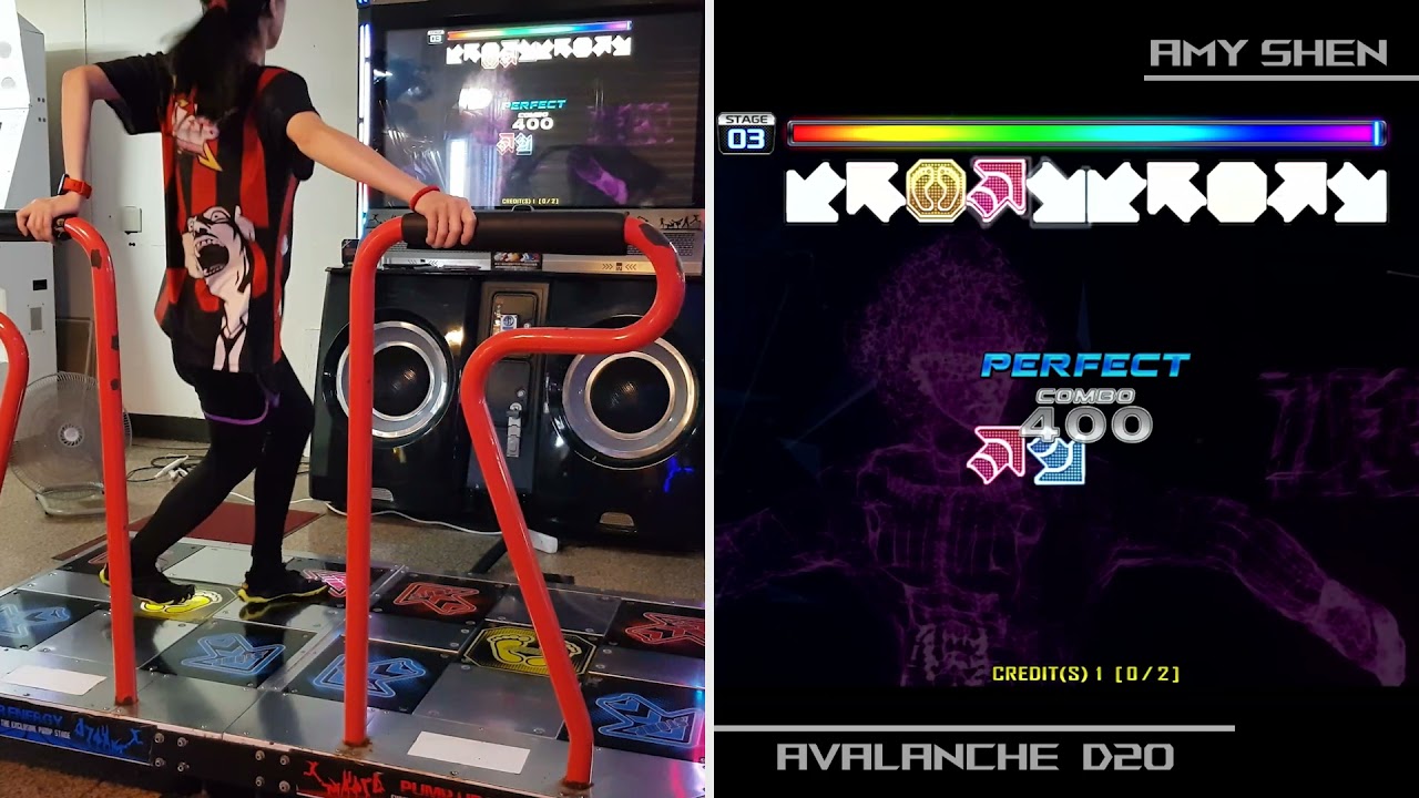 Avalanche - D20 - [Pump It Up Prime]  - PIU - by Amy Shen
