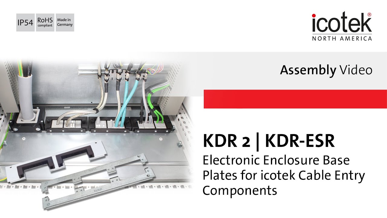 Rittal TS 8 Enclosure Base Plates for Cable Entry | Assembly | icotek North America