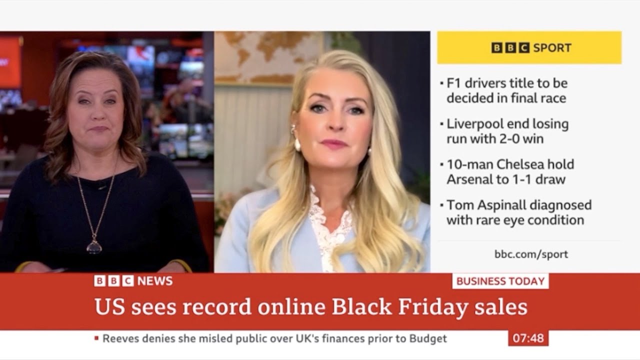 Kate Hardcastle MBE - BBC News Business Report - Black Friday - 01-12-25 - #TheCustomerWhisperer