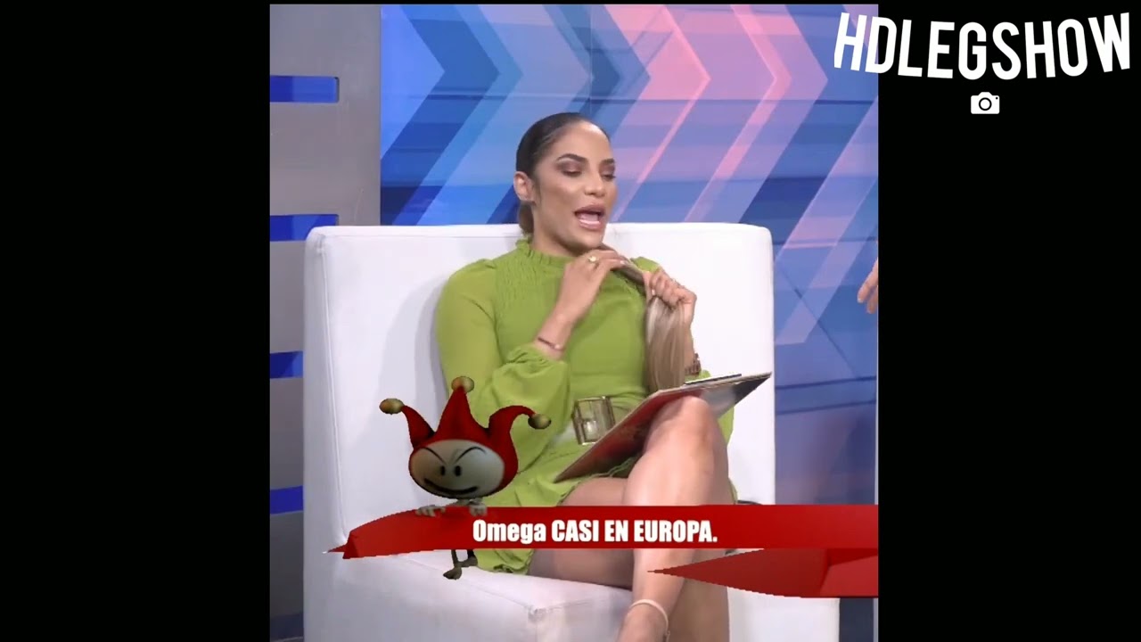 Veronica B Sexy Legs in Green Dress 2