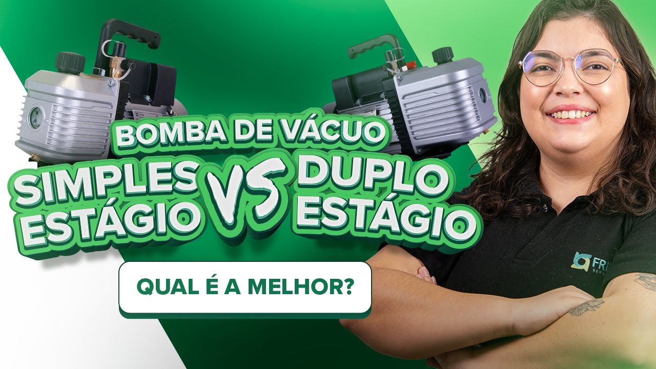 ❄️ Bomba de Vácuo Duplo Estágio vs. Simples: O Segredo para um Vácuo Perfeito!