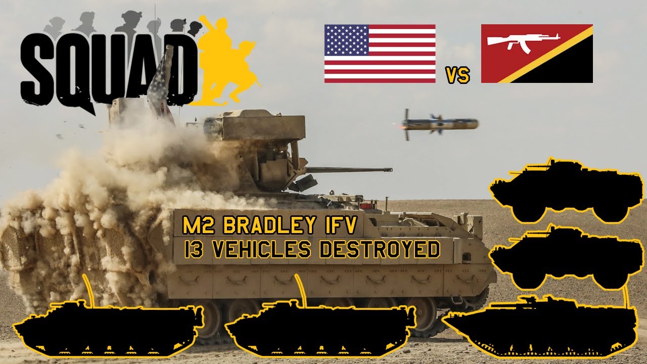 M2 Bradley destroys INSURGENCY in CHORA | Squad Armour Gameplay