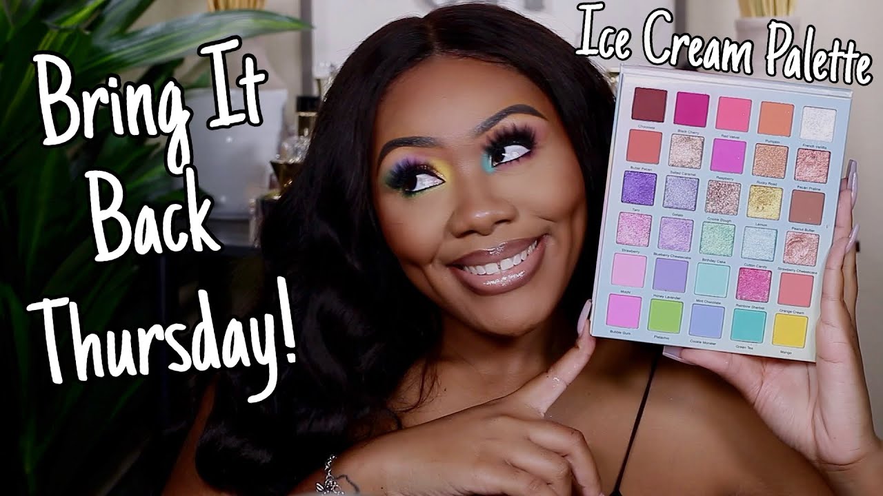 BRING IT BACK THURSDAY SERIES #12 FT GLAMLITE ICE CREAM DREAM PALETTE | ASK WHITNEY