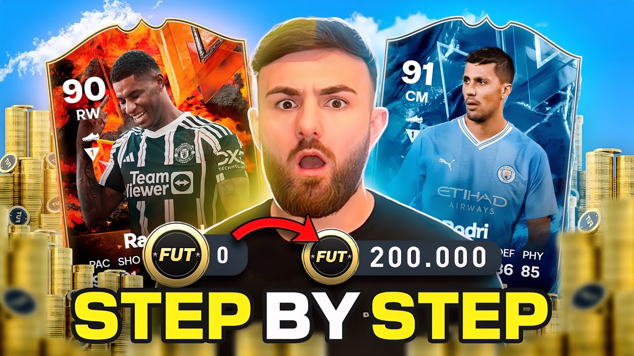 How to Make 200k Coins FAST in EAFC 24?! (0-200K step by step TRADING GUIDE) *BEST SNIPING FILTERS*