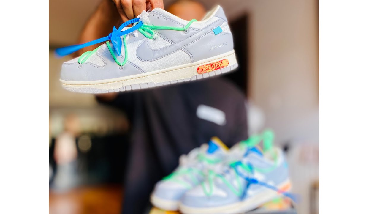 NIKE X OFF WHITE DUNK LOW LOT 26 of 50 double up on NIKE SNKRS.. ✨