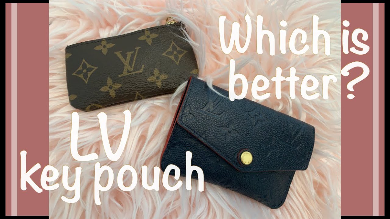 Louis Vuitton Key Pouch Battle| Review & Comparison of Canvas vs Empriente Key Pouch