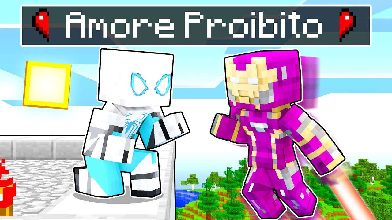 L'Amore PROIBITO Tra SPIDERMAN E IRONMAN!! - Minecraft ITA