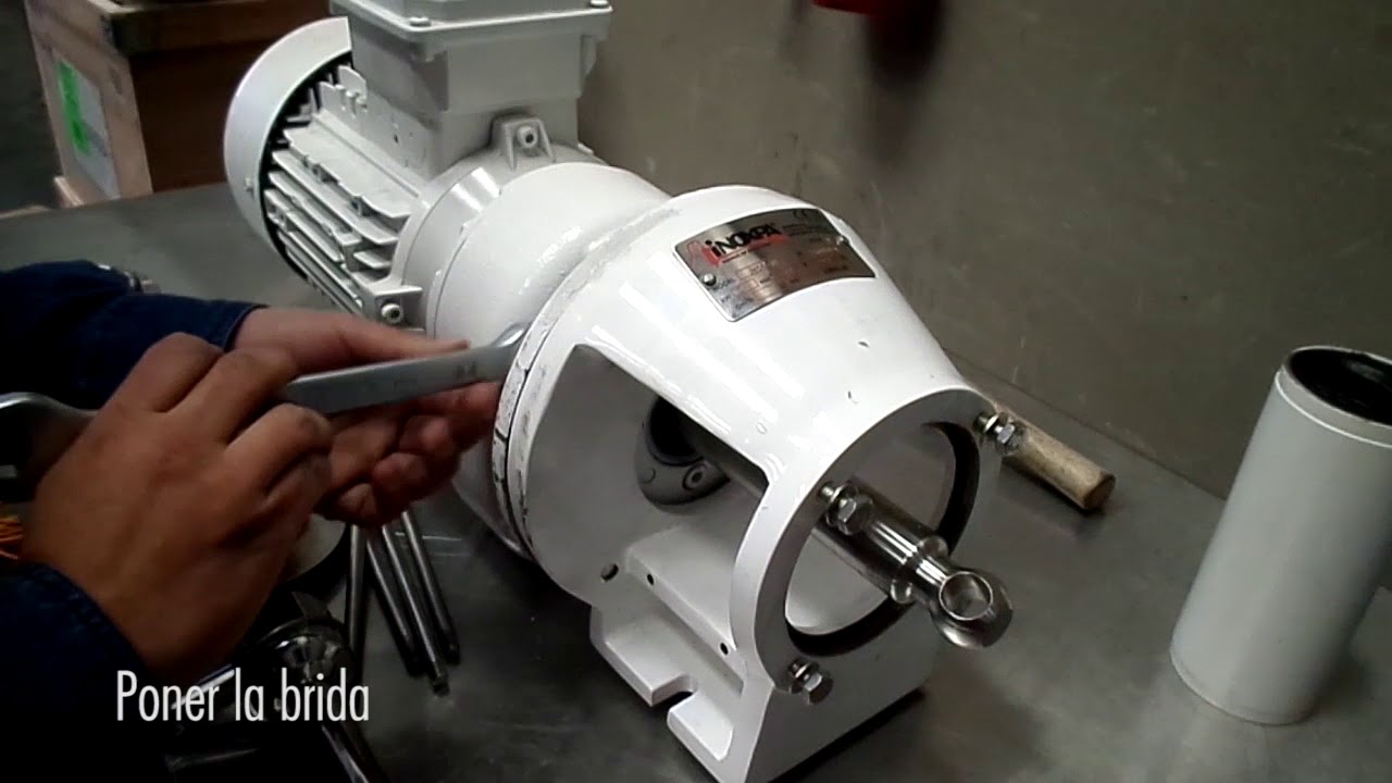 Bomba inoxpa SKF30 helicoidal    desarmado y armado