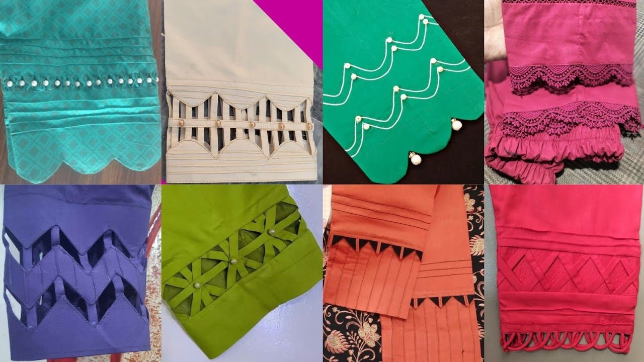 50+Palazzo Pant Design/Trouser Bottom Design Images/Photos|Capri Design|Summer Trendy Trouser Design