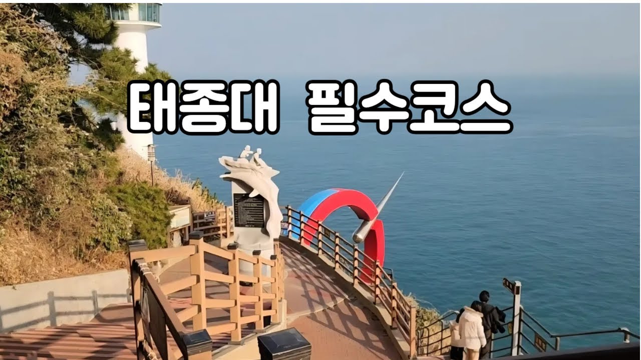 겨울 태종대 힐링 여행 🌊 다누비열차 타고 전망대 바다뷰 & 빵과 커피, 영도등대에서 바다 보며 해산물 먹는 하루