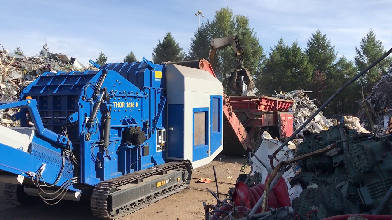 MOBILE HAMMERMILL SHREDDER THOR 1616 BY ZB GROUP