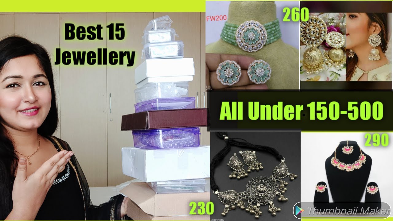 Huge Meesho Jewellery Haul Under Rs 150 - 480 Only /Best Meesho Jewellery Haul #meesho #haul