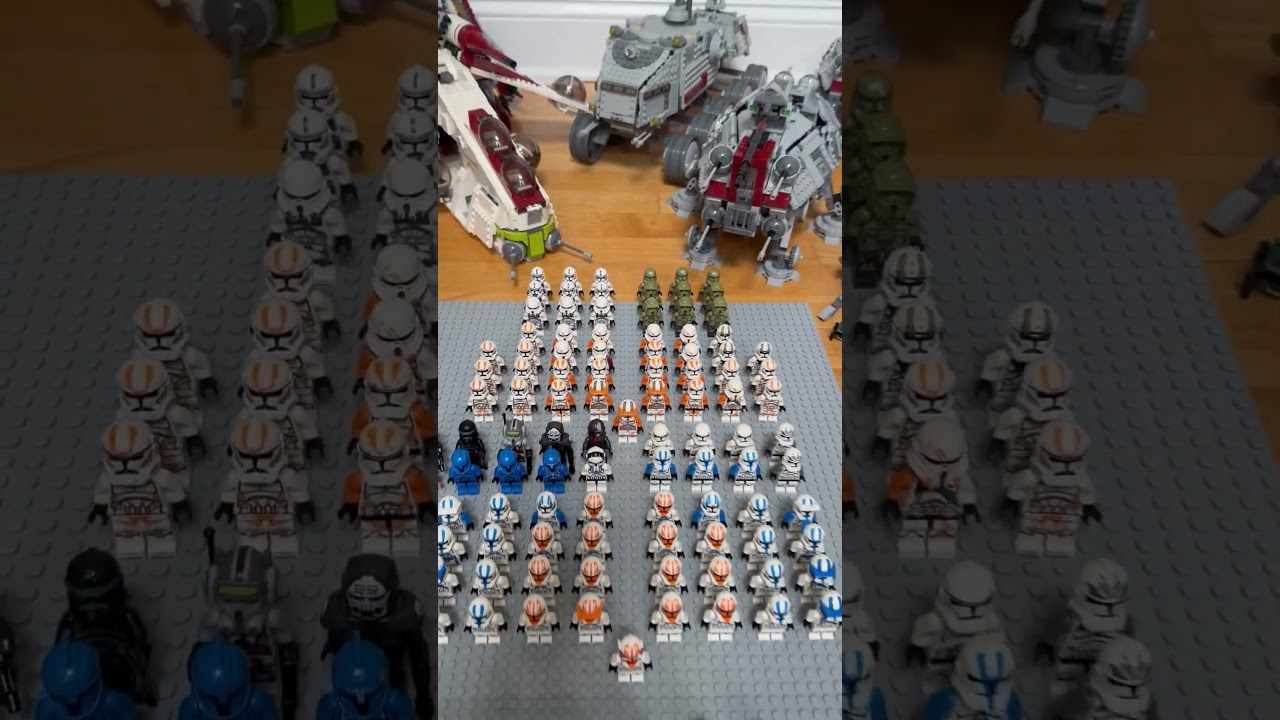 Я построил армию клонов из Lego на бюджет колледжа