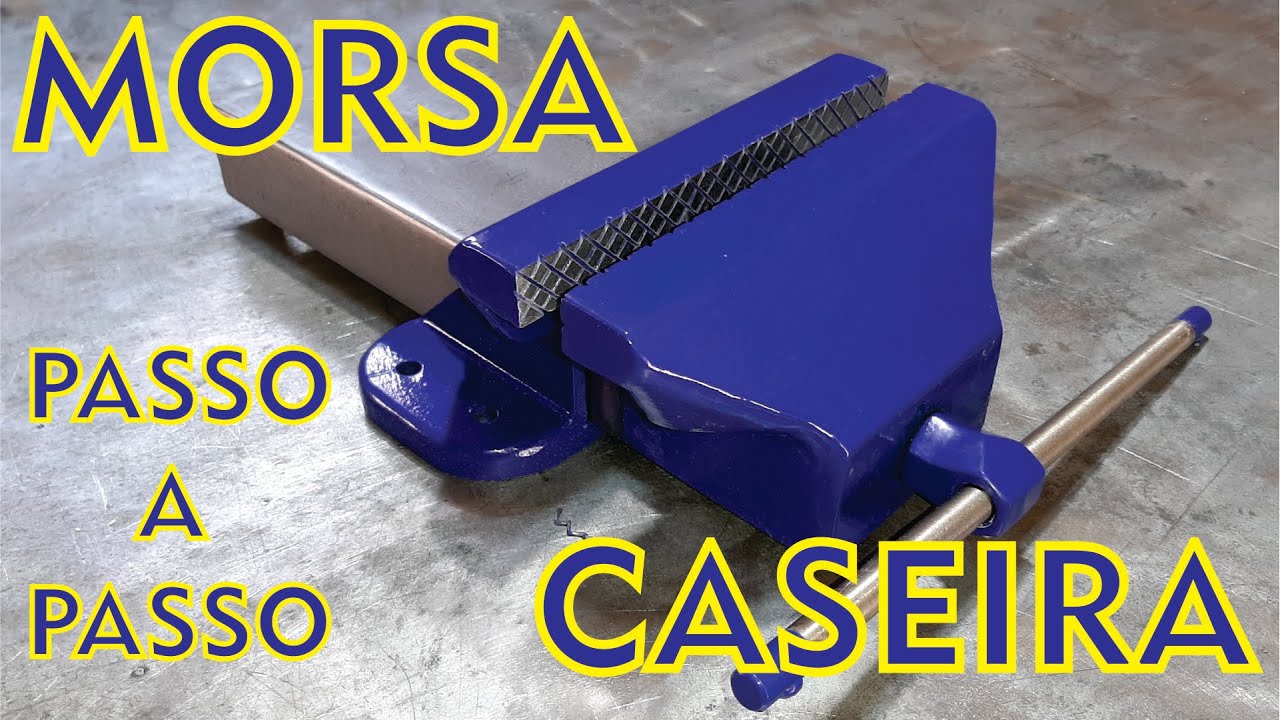 Morsa caseira, passo a passo! Faça você mesmo! Building vise! Tornilo de banco!