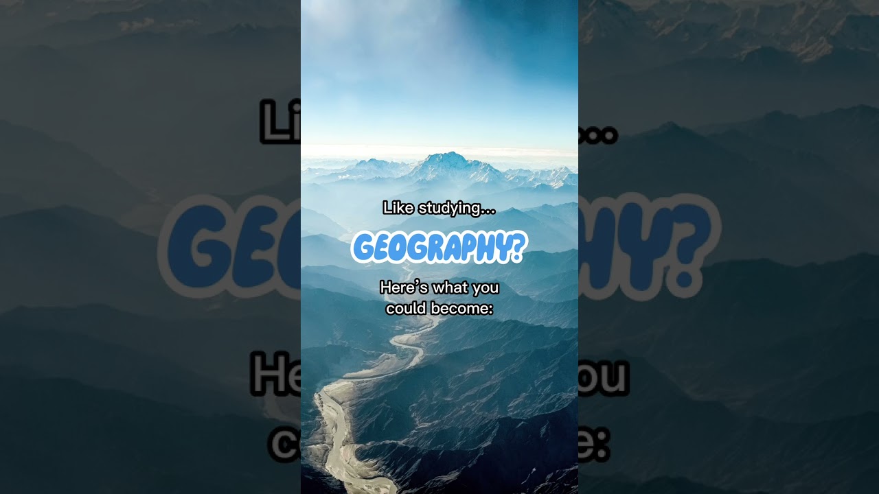 Like studying Geography? Here's what you could become... | GetMyFirstJob