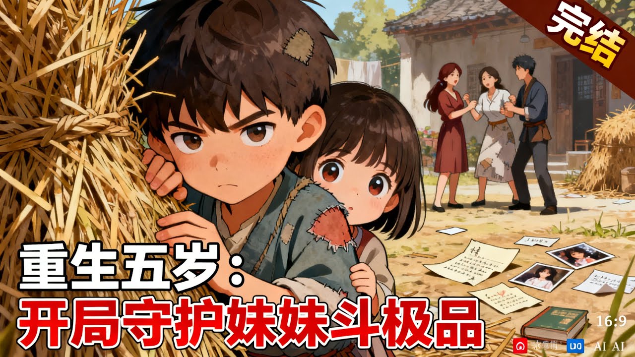 【完结】《重生五歲：開局守護妹妹斗極品》我重生回五歲，極品親媽帶姐哥逼我賣慘爭家產？笑死，我先帶萌妹躲草堆看戲，等他們撕破臉再反手曝光親媽偷人真相！#小說#年代文#種田#小說推薦#漫畫