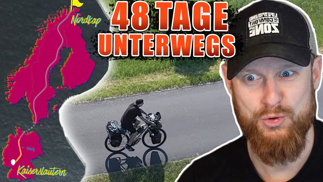 In 48 TAGEN mit dem FAHRRAD bis zum Nordcap - Teil 1 | Fritz Meinecke reagiert auf Roofless Cat
