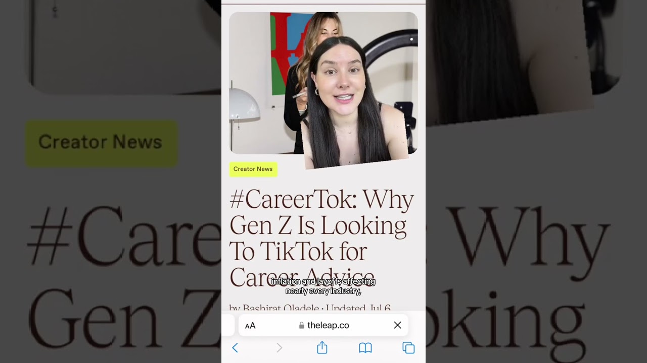Let's talk about #CareerTok