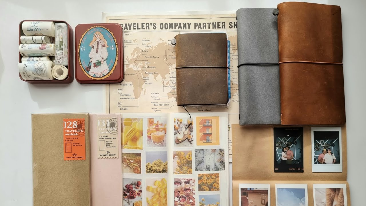 блокноты путешественников как место для хранения канцелярских принадлежностей 🌻 пролистывание + к...