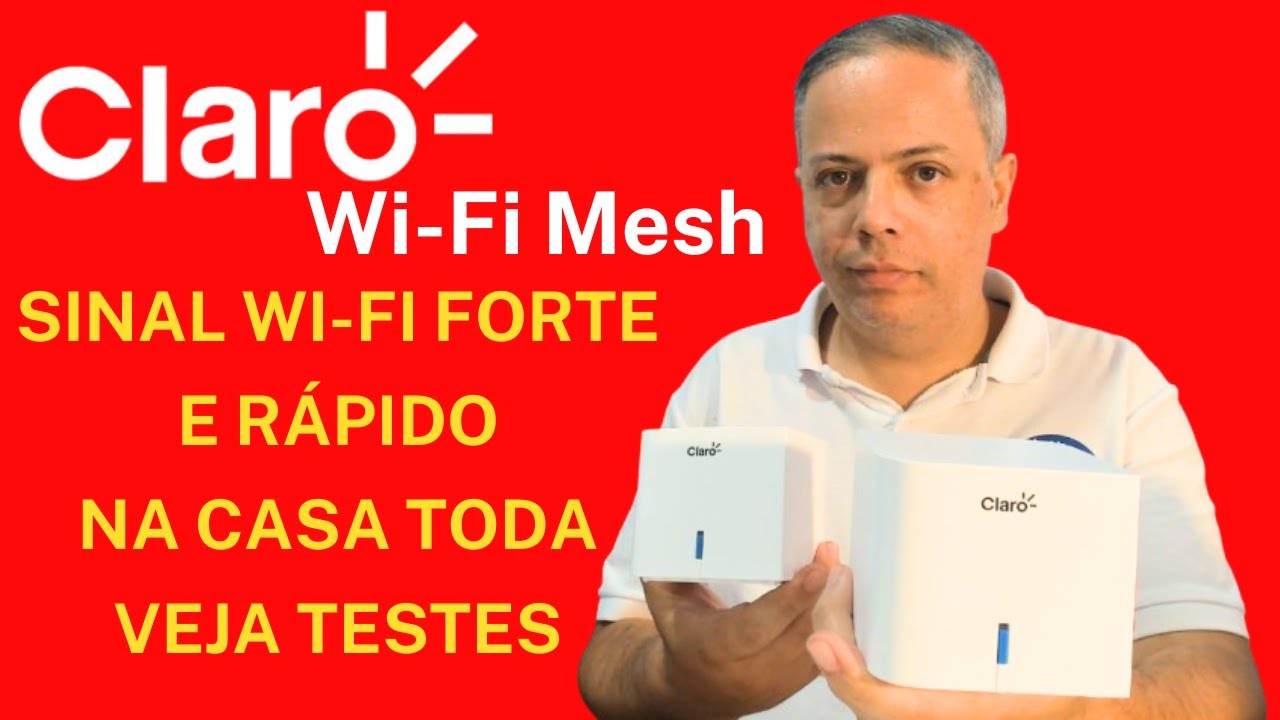 CLARO WI-FI MESH Vale a Pena? Testes de Cobertura de Sinal e Velocidade