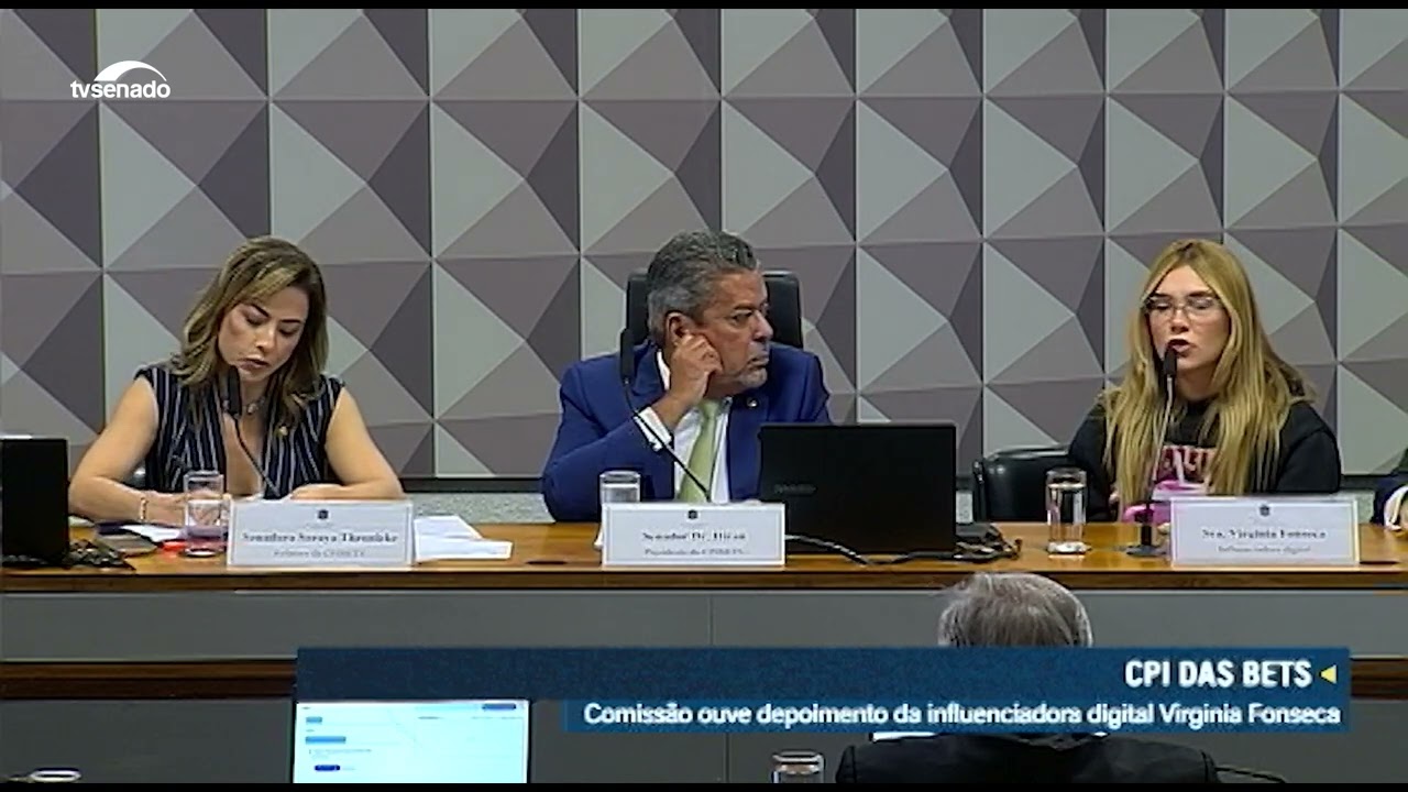 CPI das Bets: Soraya Thronicke questiona se Virginia Fonseca utiliza conta real para jogar