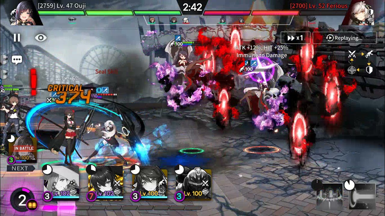 counterside rush vs ahilde