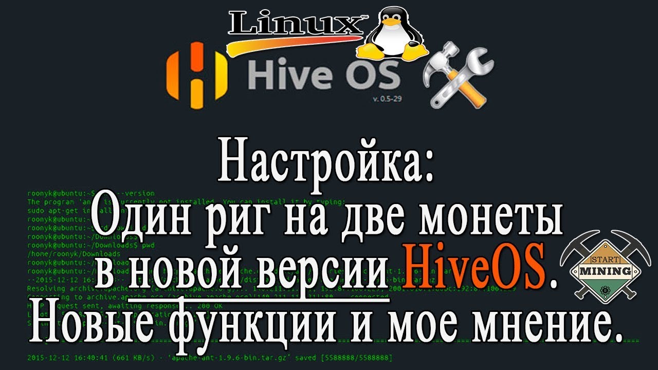 Новый HiveOS. Риг для двух монет. Новые функции. Плюсы Hive OS