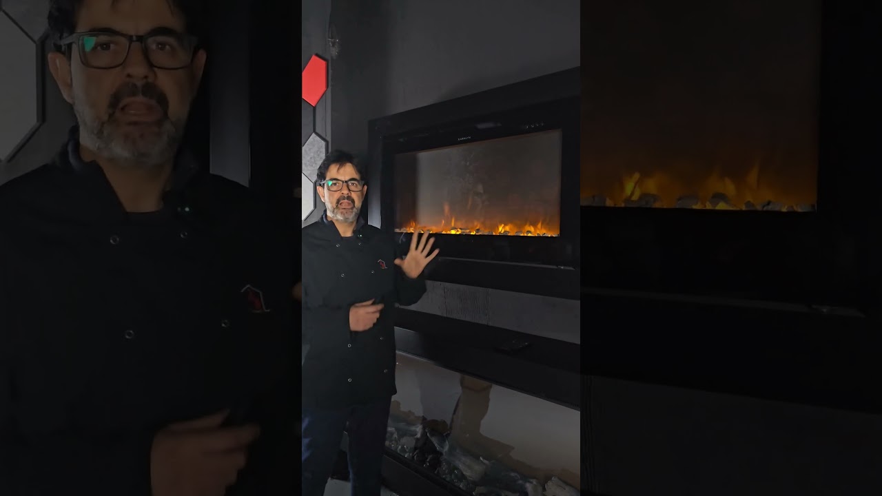 Chimeneas eléctricas: la más cara y la más económica de Estufamania #chimeneas #chimenea #fuego