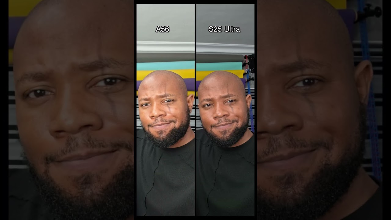 Samsung A56 vs Samsung S25 Ultra Selfie Camera Comparison