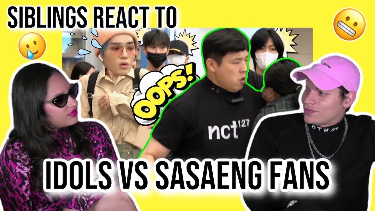 This was Scary | Siblings react to Kpop Idols Vs Sasaeng Fans 😨😬