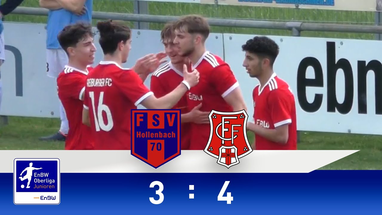 EnBW-Oberliga - A-Junioren: FSV Hollenbach - Freiburger FC