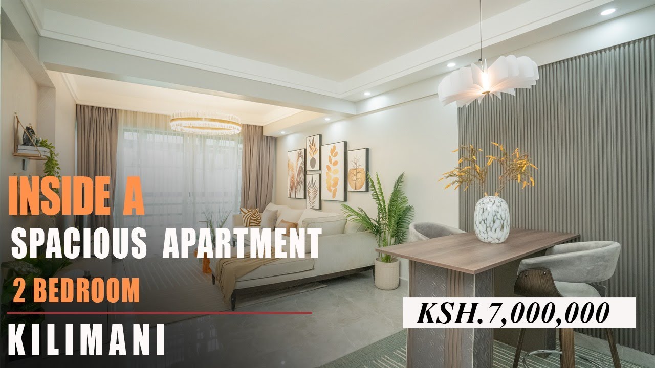 Inside Ksh. 7,000,000 One Bed+Study Room Kilimani | Nairobi | Kenya