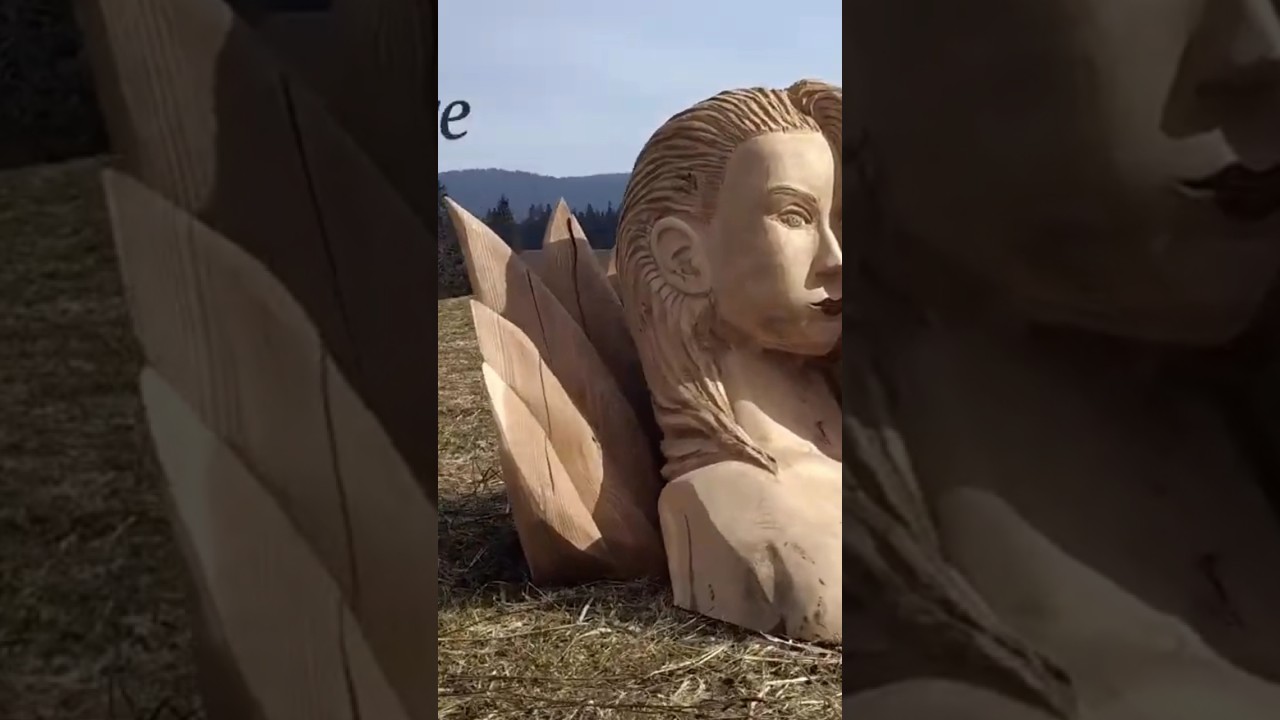 Dompter le chêne, sculpter Mère Nature. #woodworking #art