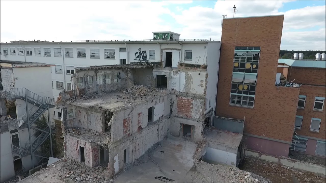 Abriss Klinik Schwenningen Teil 3