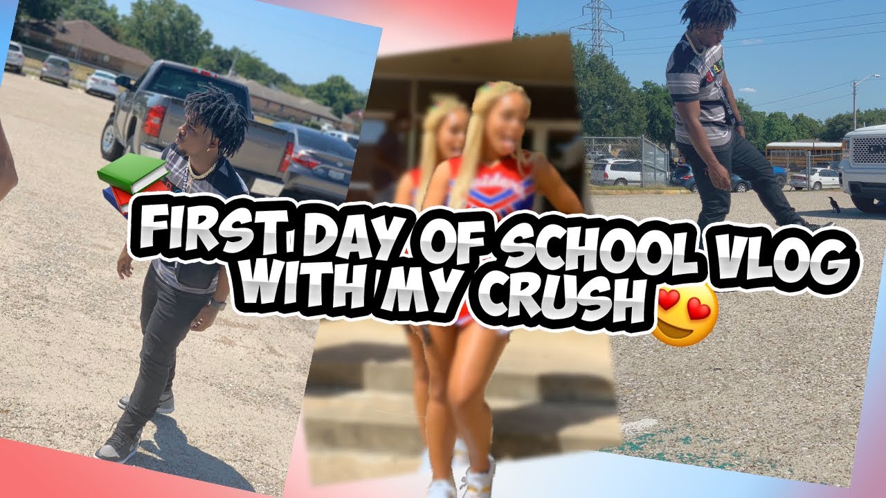 FIRST DAY OF SCHOOL VLOG WITH MY CRUSH👀😍📚|SENIOR YEAR✏️