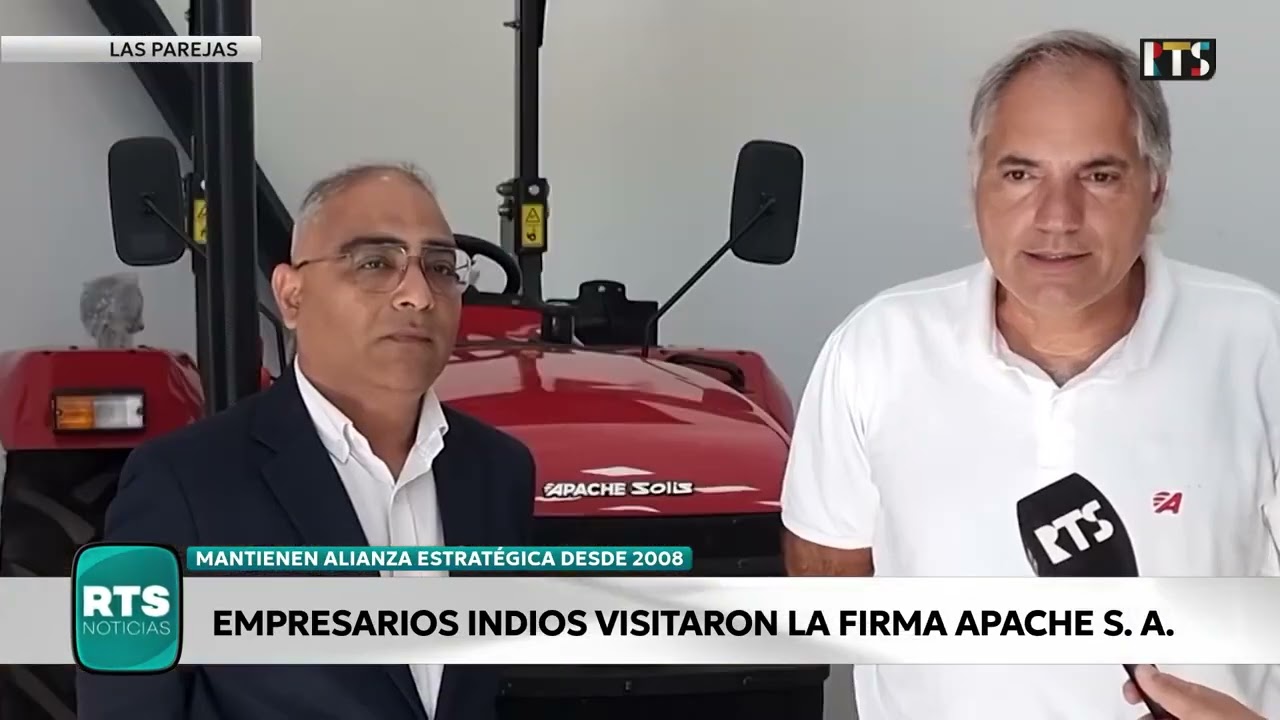 EMPRESARIOS INDIOS VISITARON LAS PAREJAS   FORTALECEN ALIANZA CON APACHE S A