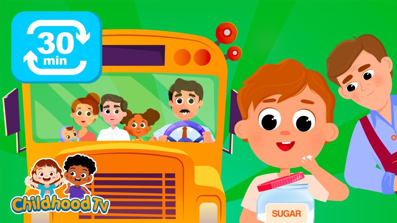 Wheels on the Bus & More | Best Nursery Rhymes for Kids | ChildhoodTV