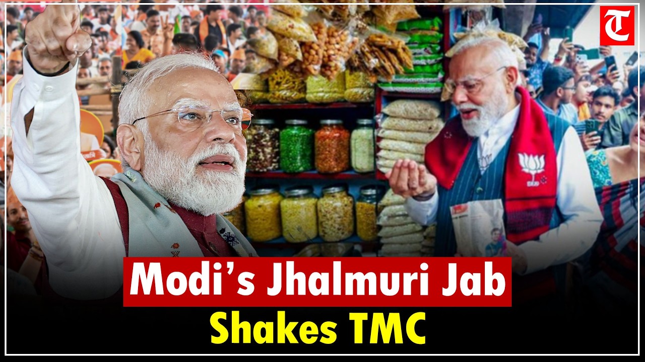 Modi&rsquo;s &lsquo;Jhalmuri&rsquo; Jibe at TMC: Big Bengal Rally Sparks Election Buzz and Political Heat