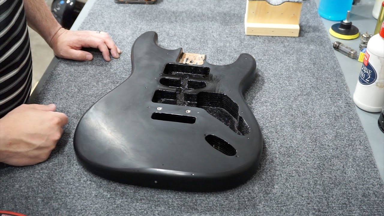 The Epiphone S-310 (Strat) Project Guitar: Part 2 - Disassembling and Painting the Body