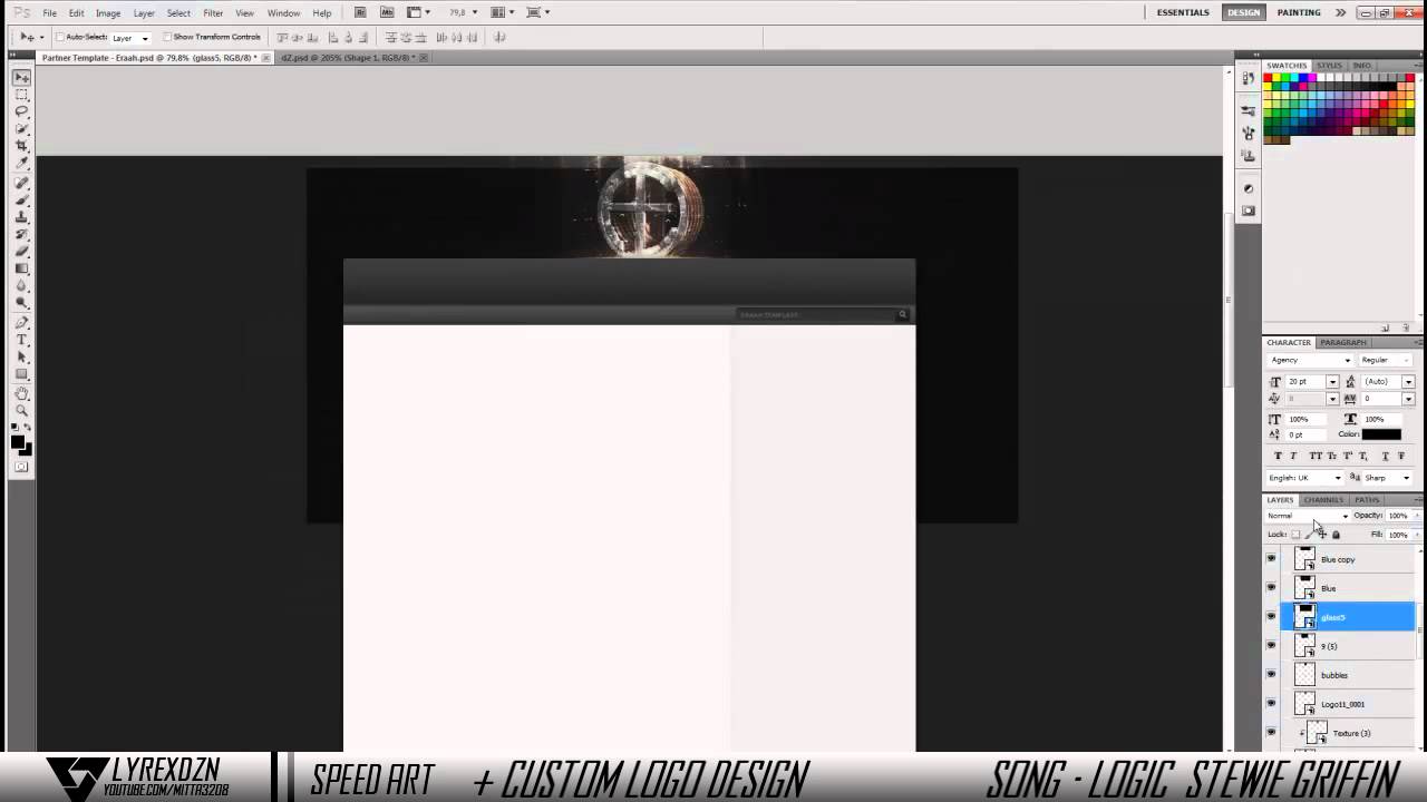 LyrexDzn // SpeedArt // Arctic SpeedArt + Personal Logo Design