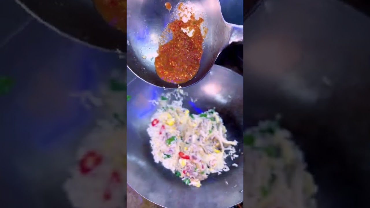 Resepi  NASI GORENG CENDAWAN & SOTONG GORENG KUNYIT