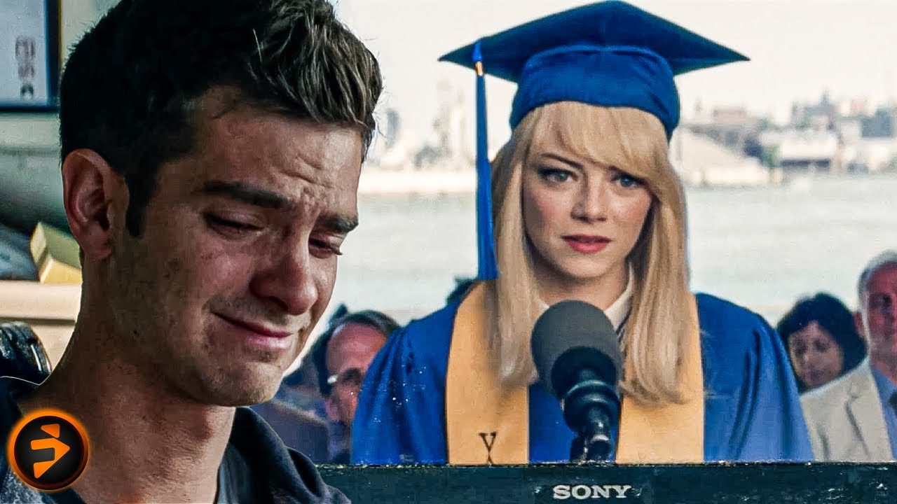 Peter Watches Gwen's Graduation Speech | THE AMAZING SPIDER-MAN 2