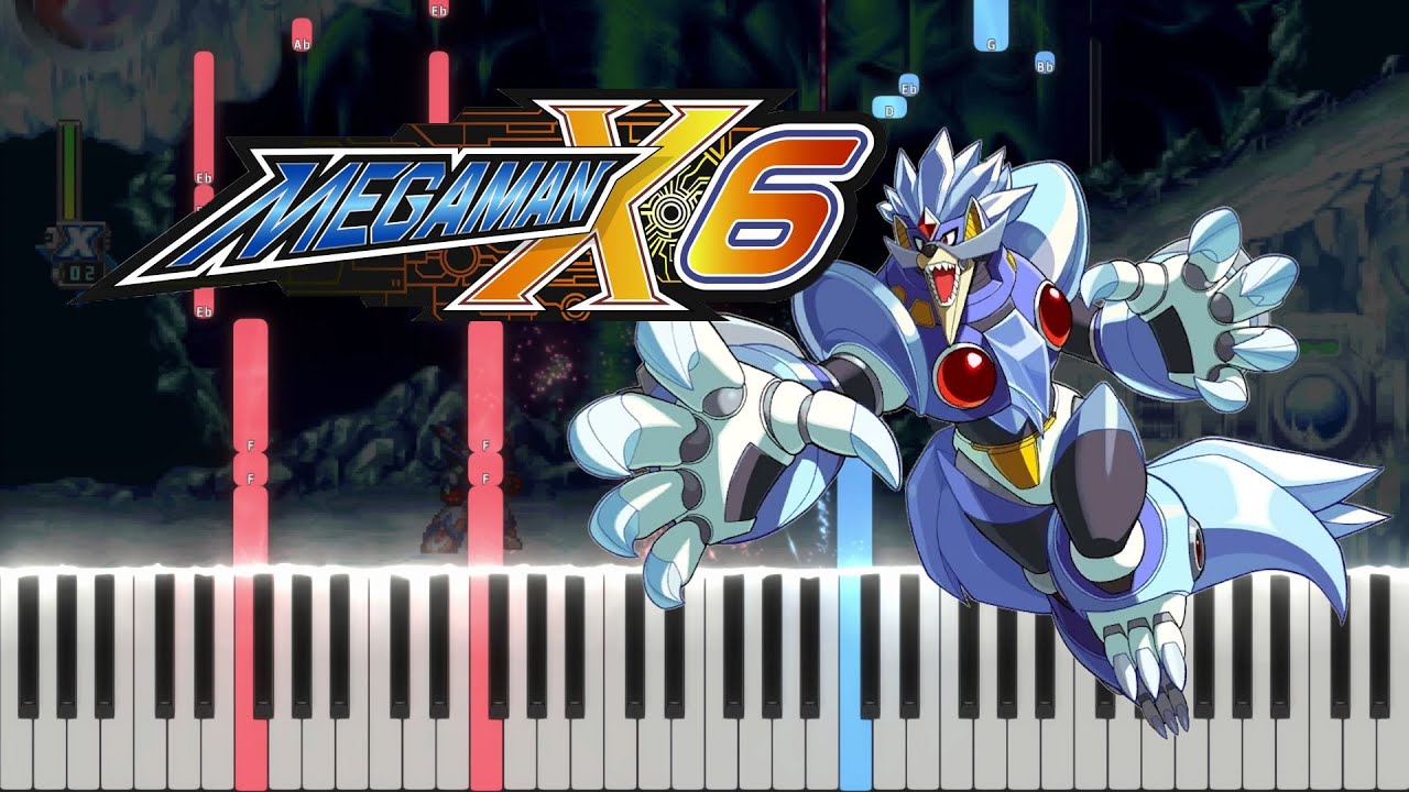 Mega Man X6 - Blizzard Wolfang Stage [North Pole Area] (Piano Tutorial by Javin Tham)