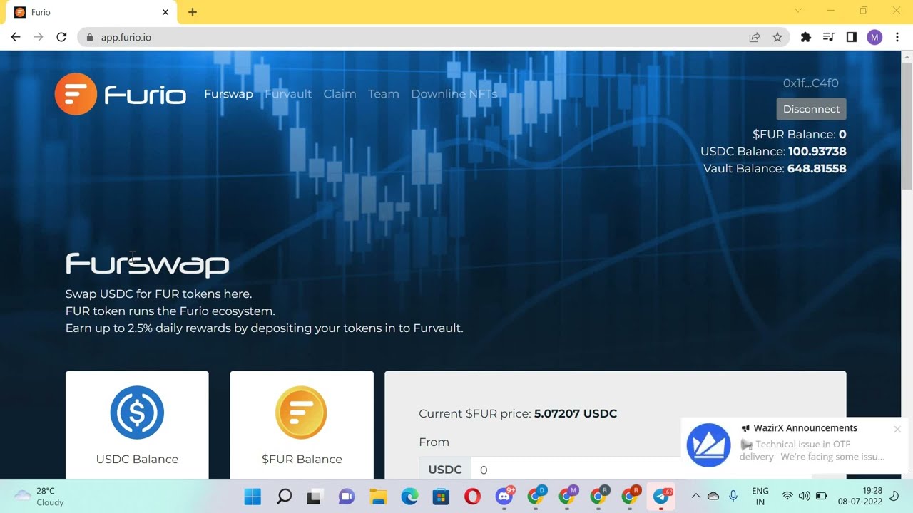 One of the BEST ROI DAPPS -  FURIO.IO