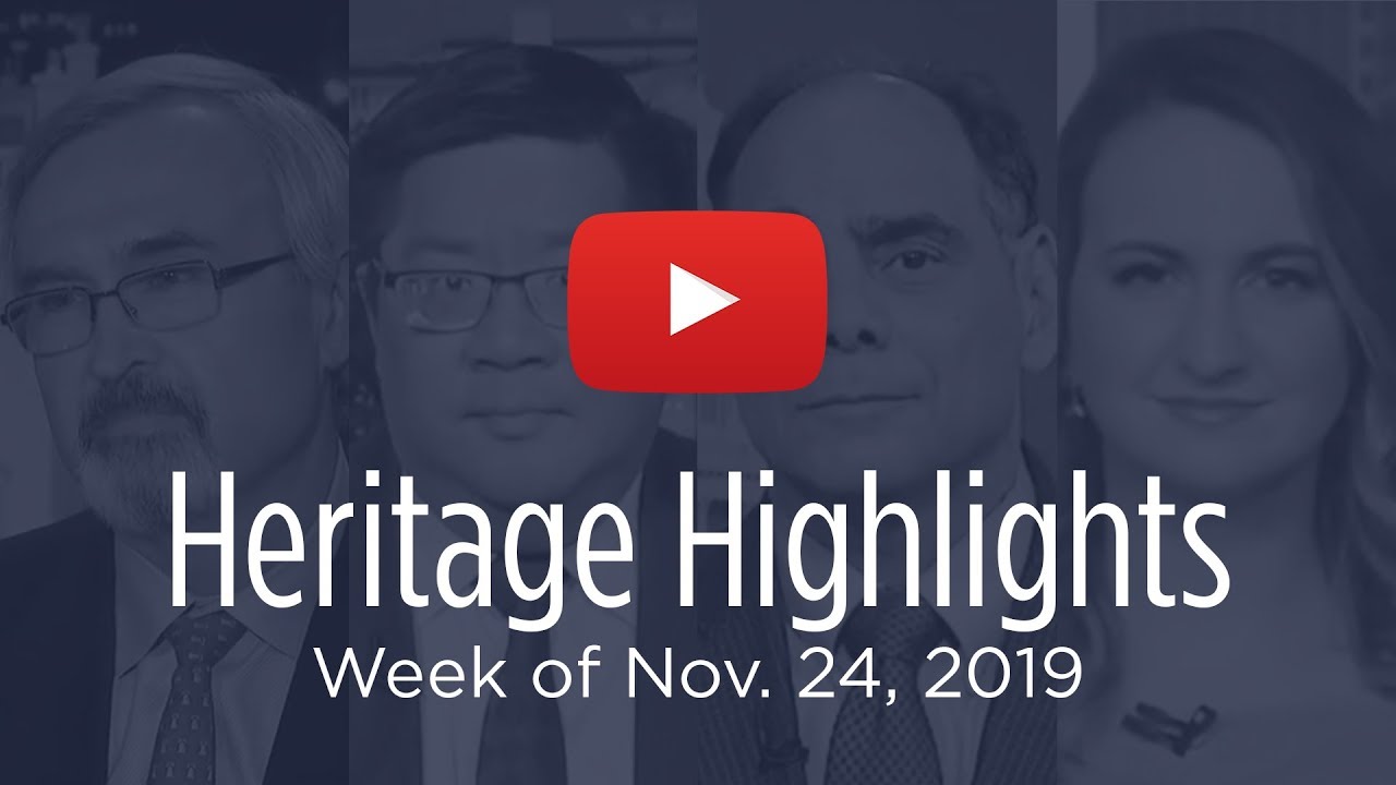 Heritage Highlights: Impeachment, Hong Kong, Iran